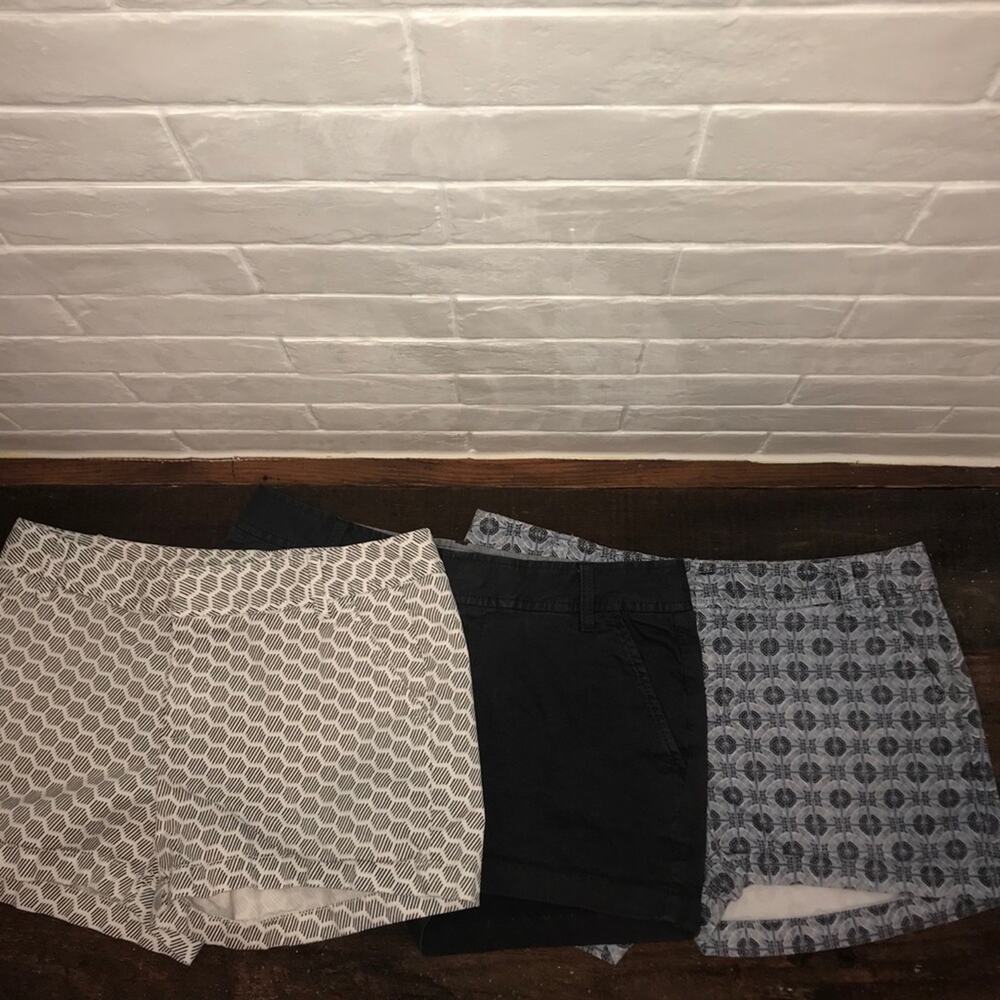 3 PAIR of Caslon Cotton Twill Shorts 6 Petite